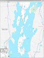 Grand Isle, Vt Carrier Route Wall Map